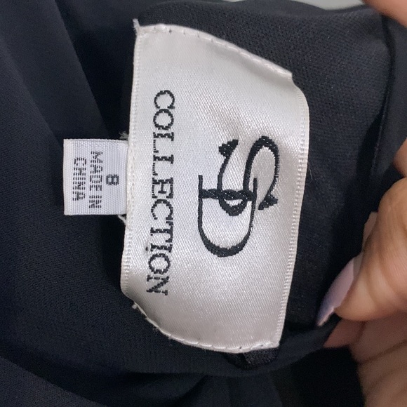 Mid length black beaded formal dress - Picture 4 of 4